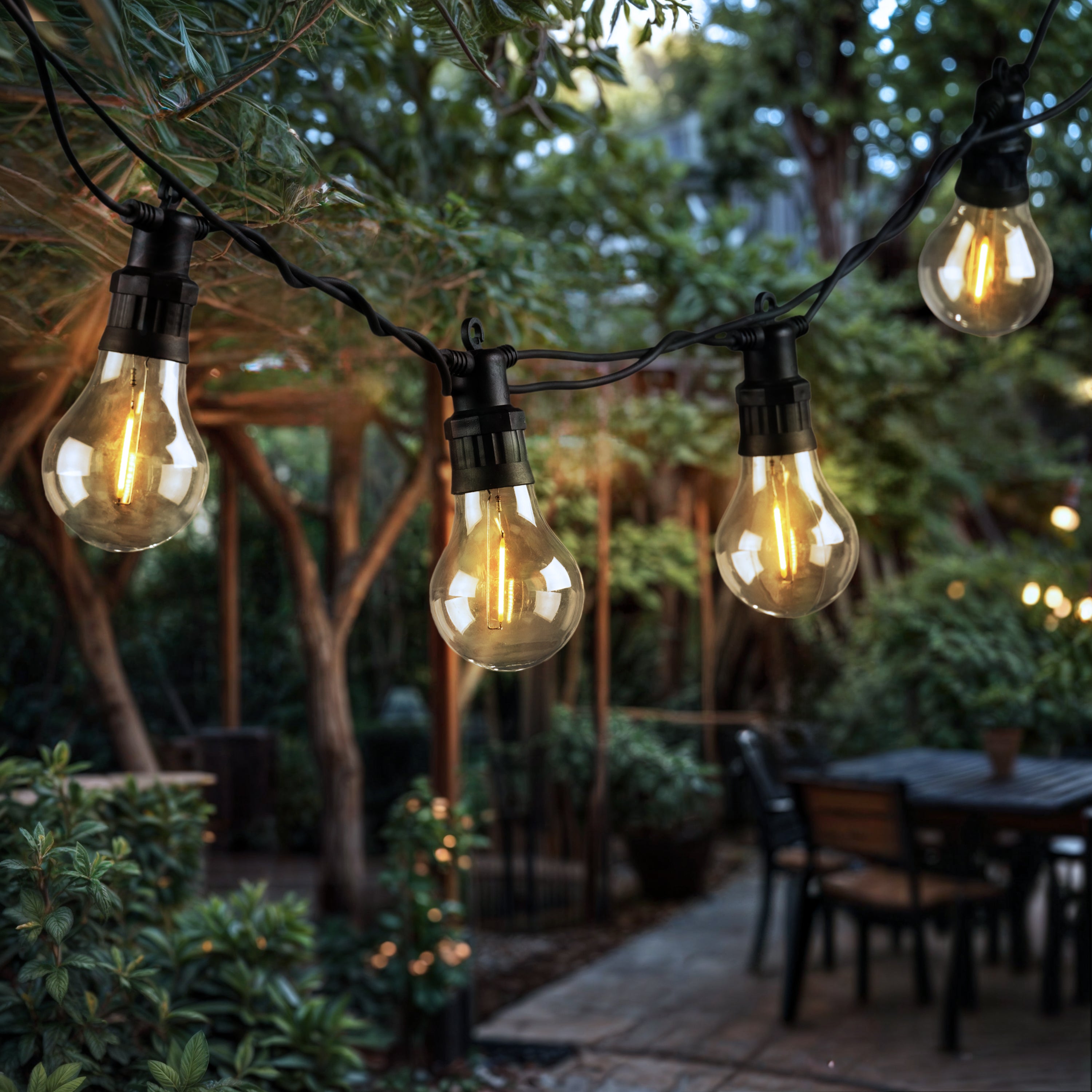Connectable 14.75 ft. LED Patio String Light